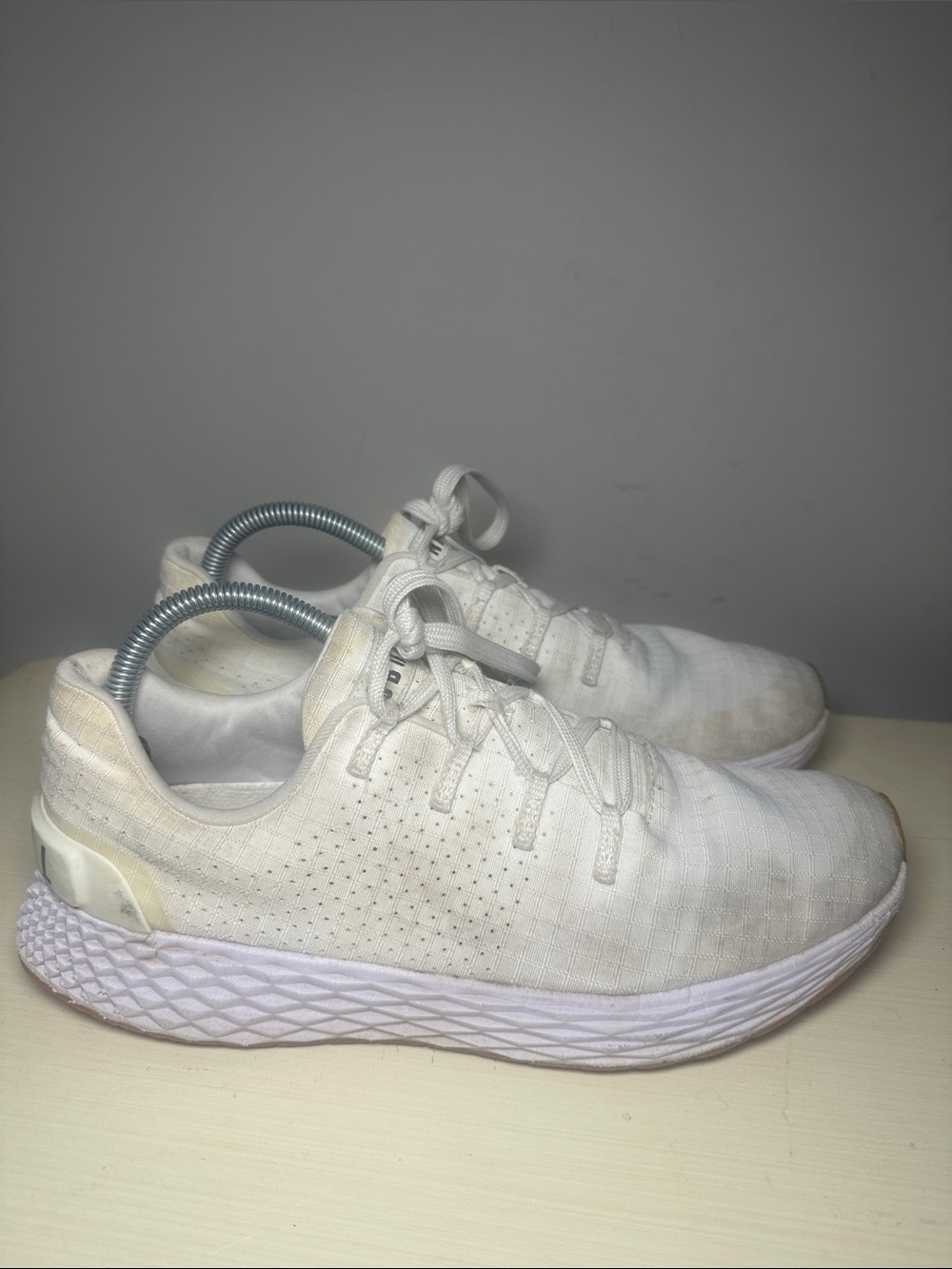 NOBULL all white athletic workout sneakers